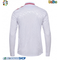 Maglie da calcio Danimarca Seconda Maglia Europei 2024 Manica Lunga